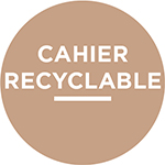 Cahier recyclable, recyclez et offrez une 2e vie au carton