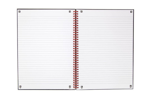 Oxford Black n' Red A4 Poly Cover Wirebound Notebook Ruled 140 Page Recycled Black Scribzee-enabled -  - 100080167_1100_1686089256 - Oxford Black n' Red A4 Poly Cover Wirebound Notebook Ruled 140 Page Recycled Black Scribzee-enabled -  - 100080167_1500_1677146316