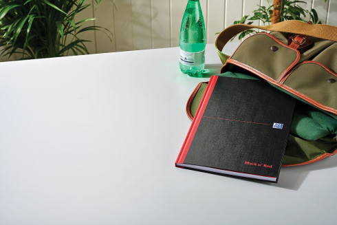 Oxford Black n' Red A4 Hardback Casebound Notebook Narrow Ruled with Margin 96 Page Black -  - 100080428_1500_1677146312 - Oxford Black n' Red A4 Hardback Casebound Notebook Narrow Ruled with Margin 96 Page Black -  - 100080428_4704_1677170703