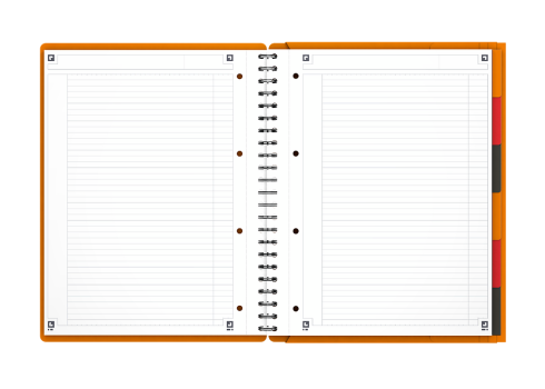 OXFORD International Cahier Organiserbook - A4+ - Couverture polypro - Reliure intégrale - ligné 6mm - 160 pages - Compatible SCRIBZEE® - Orange - 100100462_1300_1686171107 - OXFORD International Cahier Organiserbook - A4+ - Couverture polypro - Reliure intégrale - ligné 6mm - 160 pages - Compatible SCRIBZEE® - Orange - 100100462_1502_1686171097