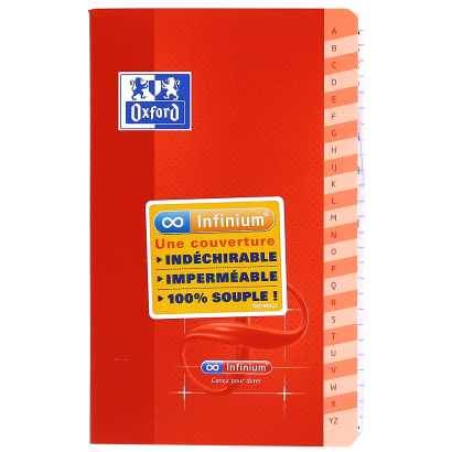 OXFORD INFINIUM INDEX BOOK - 9x14cm - Soft cover - Stapled - 5x5mm Squares - 96 pages - Assorted colours - 100100847_1200_1686098209 - OXFORD INFINIUM INDEX BOOK - 9x14cm - Soft cover - Stapled - 5x5mm Squares - 96 pages - Assorted colours - 100100847_1100_1686095735