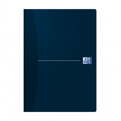 OXFORD Office Essentials A4 Fallgebunden Schwarz Pappcover Notizbuch kariert 96 