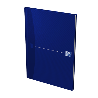 Oxford Office Essentials anteckningsbok - A4 – hårt omslag - inbunden – linjerad – 192 sidor – blått - 100101292_1101_1686193656