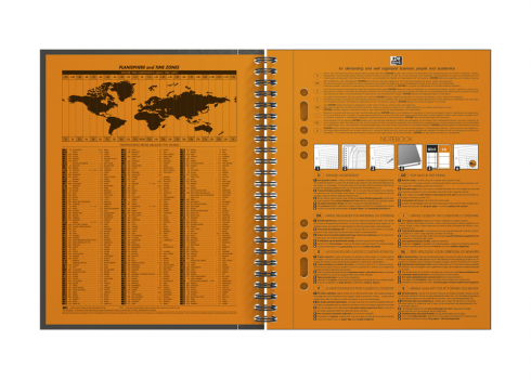 Oxford 43849 Cahier Notebook Optik Papier Couverture Rigide A5 169 x 210mm Papier Noir 