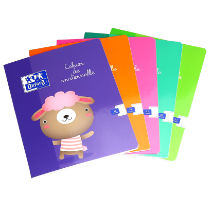 OXFORD PRESCHOOL NOTEBOOK - 17x22cm - Soft cover - Stapled - 3/10mm Double-spaced ruling - 32 pages - Assorted colours - 100101937_1200_1686098292