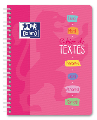 OXFORD HOMEWORK NOTEBOOK - 17x22cm - Soft card cover - Twin-wire - Seyès Squares - 148 pages - Assorted colours - 100102226_1100_1583238084 - OXFORD HOMEWORK NOTEBOOK - 17x22cm - Soft card cover - Twin-wire - Seyès Squares - 148 pages - Assorted colours - 100102226_1101_1583238086