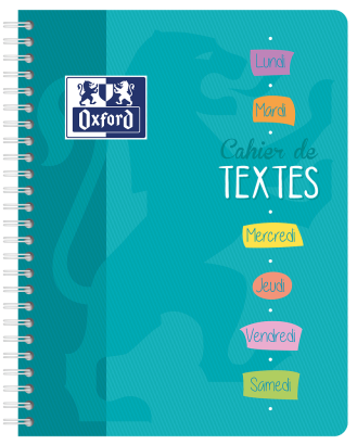 OXFORD HOMEWORK NOTEBOOK - 17x22cm - Soft card cover - Twin-wire - Seyès Squares - 148 pages - Assorted colours - 100102226_1200_1686205042 - OXFORD HOMEWORK NOTEBOOK - 17x22cm - Soft card cover - Twin-wire - Seyès Squares - 148 pages - Assorted colours - 100102226_1105_1686205017