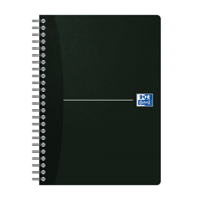 OXFORD Office Essentials Notebook - A5 –omslag i mjuk kartong – dubbelspiral - 5 mm rutor – 180 sidor – SCRIBZEE®-kompatibel – svart - 100102565_1300_1686155852 - OXFORD Office Essentials Notebook - A5 –omslag i mjuk kartong – dubbelspiral - 5 mm rutor – 180 sidor – SCRIBZEE®-kompatibel – svart - 100102565_1100_1686155843