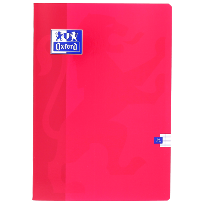 OXFORD CLASSIC NOTEBOOK - A4 - Soft card cover - Stapled - Seyès Squares - 96 pages - Assorted colours - 100102638_1100_1686096087 - OXFORD CLASSIC NOTEBOOK - A4 - Soft card cover - Stapled - Seyès Squares - 96 pages - Assorted colours - 100102638_1101_1686096111