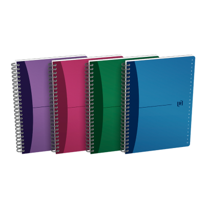 OXFORD Office Urban Mix A-Z Index Book - A5 - Polypropylene Cover - Twin-wire - Ruled - 180 Pages - SCRIBZEE Compatible - Assorted Colours - 100104216_1400_1709630287