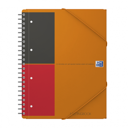 OXFORD International Meetingbook - A4+ – Omslag af polypropylen – Dobbeltspiral – Tæt linjeret – 160 sider – SCRIBZEE®-kompatibel – Orange - 100104296_1300_1649942039 - OXFORD International Meetingbook - A4+ – Omslag af polypropylen – Dobbeltspiral – Tæt linjeret – 160 sider – SCRIBZEE®-kompatibel – Orange - 100104296_1100_1649942023