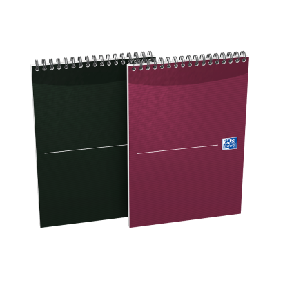 OXFORD Office Essentials Notepad - A5 - Soft Card Cover - Twin-wire - 5mm Squares - 100 Pages - SCRIBZEE Compatible - Assorted Colours - 100104475_1400_1709630232