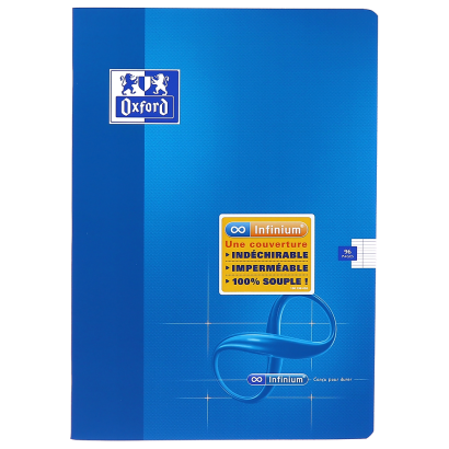 OXFORD INFINIUM NOTEBOOK -  A4 - Soft cover - Stapled - Seyès Squares - 96 pages - Assorted colours - 100104573_1200_1710518156 - OXFORD INFINIUM NOTEBOOK -  A4 - Soft cover - Stapled - Seyès Squares - 96 pages - Assorted colours - 100104573_1100_1686096929