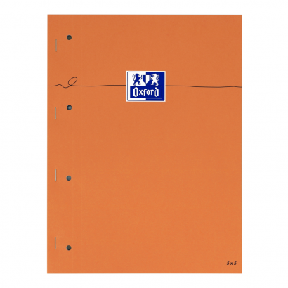 OXFORD Orange Notepad - A4+ 6 Side-Stapled - Coated Card Cover - 5mm Squares - 160 Pages - SCRIBZEE Compatible - Orange - 100106289_1300_1631695619 - OXFORD Orange Notepad - A4+ 6 Side-Stapled - Coated Card Cover - 5mm Squares - 160 Pages - SCRIBZEE Compatible - Orange - 100106289_1100_1631695622