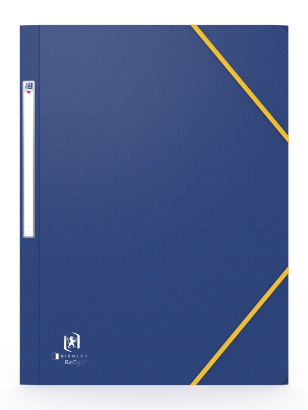 Chemise à élastique Oxford Bicolor Recyc+ - A4 - Carte - Bleu Roi - 100200690_1100_1686130722
