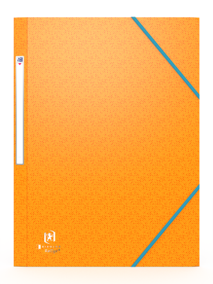 Chemise à élastique Oxford Bicolor Recyc+ - A4 - Carte - Orange - 100200691_1100_1686130737