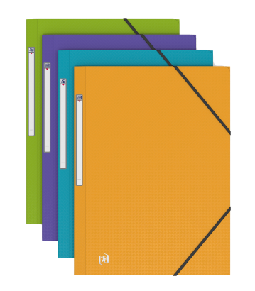 OXFORD MEMPHIS 3-FLAP FOLDER - A4 - Polypropylene -  Assorted colors "style" - 100201129_1200_1685142169