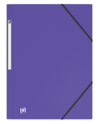 OXFORD MEMPHIS 3-FLAP FOLDER - A4 - Polypropylene -  Purple - 100201142_1100_1685148752