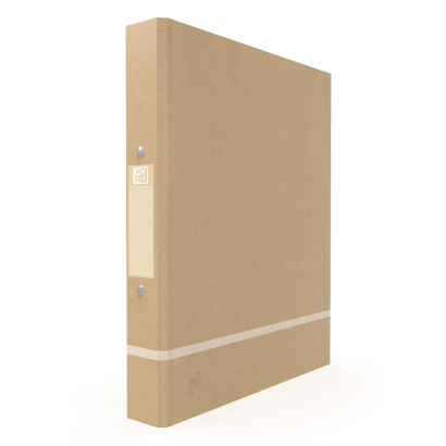 Oxford Touareg Ringbuch - A4 - 35 mm Rückenbreite - 2D Ringe - Karton aus recyceltem Material - Beige - 100201476_1300_1709547528