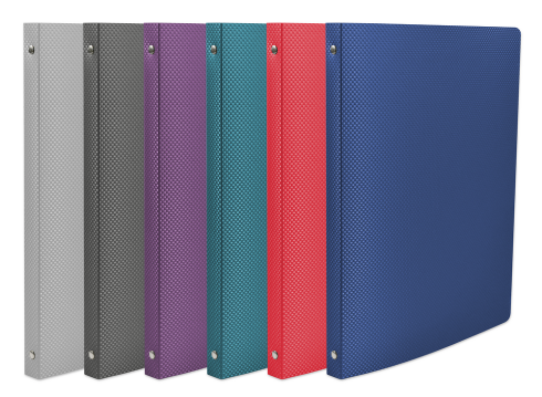 OXFORD CROSSLINE RING BINDER - A4 - 20 mm spine - 4-O Rings - Polypropylene - Opaque - Assorted colors - 100202261_1401_1685150692