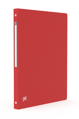 OXFORD MEMPHIS RING BINDER - A4 - 20 mm spine - 4-O rings - Polypropylene - Opaque -  Red - 100202346_1300_1686137248