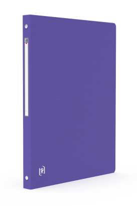 OXFORD MEMPHIS RING BINDER - A4 - 20 mm spine - 4-O rings - Polypropylene - Opaque -  Purple - 100202349_1300_1686137256