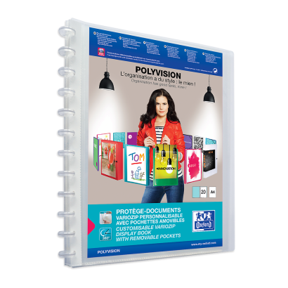 OXFORD POLYVISION DISPLAY BOOK REMOVABLE POCKETS - A4 - 20 Variozip pockets - Polypropylene - Assorted colors - 100205598_1400_1709629837 - OXFORD POLYVISION DISPLAY BOOK REMOVABLE POCKETS - A4 - 20 Variozip pockets - Polypropylene - Assorted colors - 100205598_1303_1709547322 - OXFORD POLYVISION DISPLAY BOOK REMOVABLE POCKETS - A4 - 20 Variozip pockets - Polypropylene - Assorted colors - 100205598_1304_1709547329 - OXFORD POLYVISION DISPLAY BOOK REMOVABLE POCKETS - A4 - 20 Variozip pockets - Polypropylene - Assorted colors - 100205598_1300_1709547324