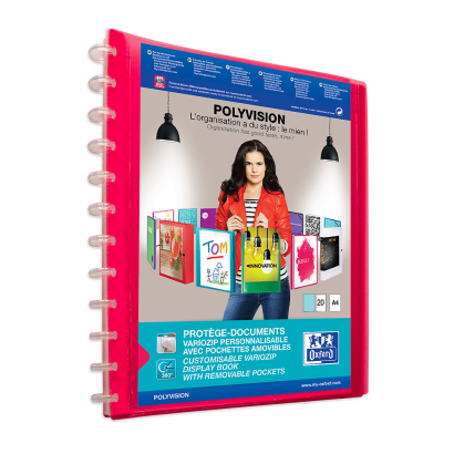 OXFORD POLYVISION DISPLAY BOOK REMOVABLE POCKETS - A4 - 20 Variozip pockets - Polypropylene - Assorted colors - 100205598_1400_1709629837 - OXFORD POLYVISION DISPLAY BOOK REMOVABLE POCKETS - A4 - 20 Variozip pockets - Polypropylene - Assorted colors - 100205598_1303_1709547322 - OXFORD POLYVISION DISPLAY BOOK REMOVABLE POCKETS - A4 - 20 Variozip pockets - Polypropylene - Assorted colors - 100205598_1304_1709547329 - OXFORD POLYVISION DISPLAY BOOK REMOVABLE POCKETS - A4 - 20 Variozip pockets - Polypropylene - Assorted colors - 100205598_1300_1709547324 - OXFORD POLYVISION DISPLAY BOOK REMOVABLE POCKETS - A4 - 20 Variozip pockets - Polypropylene - Assorted colors - 100205598_1301_1709547330