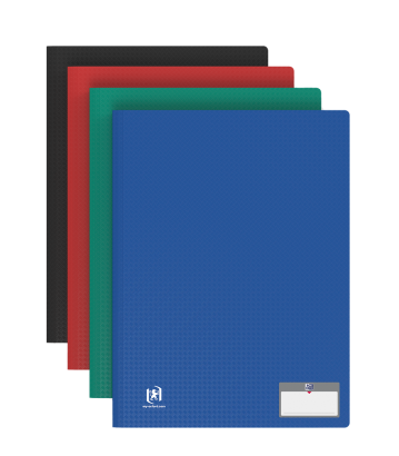OXFORD MEMPHIS DISPLAY BOOK - A4 - 50 pockets - Polypropylene - Assorted colors "classic" - 100205848_1200_1686108362