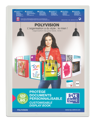 PROTEGE-DOCUMENTS OXFORD POLYVISION - A4 - 60 pochettes - Polypropylène - Opaque - Couleurs assorties - 100205898_1200_1686098652 - PROTEGE-DOCUMENTS OXFORD POLYVISION - A4 - 60 pochettes - Polypropylène - Opaque - Couleurs assorties - 100205898_1102_1686123795 - PROTEGE-DOCUMENTS OXFORD POLYVISION - A4 - 60 pochettes - Polypropylène - Opaque - Couleurs assorties - 100205898_1101_1686123797