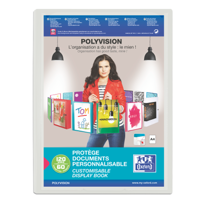 OXFORD POLYVISION DISPLAY BOOK - A4 - 60 pockets - Polypropylene - Opaque Assorted colors - 100205898_1200_1710518174 - OXFORD POLYVISION DISPLAY BOOK - A4 - 60 pockets - Polypropylene - Opaque Assorted colors - 100205898_1102_1709206933 - OXFORD POLYVISION DISPLAY BOOK - A4 - 60 pockets - Polypropylene - Opaque Assorted colors - 100205898_1101_1709206934