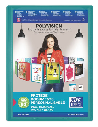 OXFORD POLYVISION DISPLAY BOOK - A4 - 60 pockets - Polypropylene - Opaque Assorted colors - 100205898_1200_1685140646 - OXFORD POLYVISION DISPLAY BOOK - A4 - 60 pockets - Polypropylene - Opaque Assorted colors - 100205898_1102_1677180227