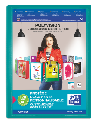PROTEGE-DOCUMENTS OXFORD POLYVISION - A4 - 60 pochettes - Polypropylène - Opaque - Couleurs assorties - 100205898_1200_1686098652 - PROTEGE-DOCUMENTS OXFORD POLYVISION - A4 - 60 pochettes - Polypropylène - Opaque - Couleurs assorties - 100205898_1102_1686123795