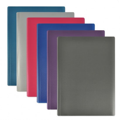 OXFORD CROSSLINE NUMBERED DISPLAY BOOK - A4 - 80 pockets - Polypropylene - Assorted colors - 100205930_8000_1572883527