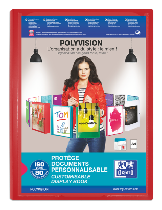 PROTEGE-DOCUMENTS OXFORD POLYVISION - A4 - 80 pochettes - Polypropylène - Opaque - Couleurs assorties - 100205932_1200_1686182264 - PROTEGE-DOCUMENTS OXFORD POLYVISION - A4 - 80 pochettes - Polypropylène - Opaque - Couleurs assorties - 100205932_1102_1686123805 - PROTEGE-DOCUMENTS OXFORD POLYVISION - A4 - 80 pochettes - Polypropylène - Opaque - Couleurs assorties - 100205932_1103_1686123809