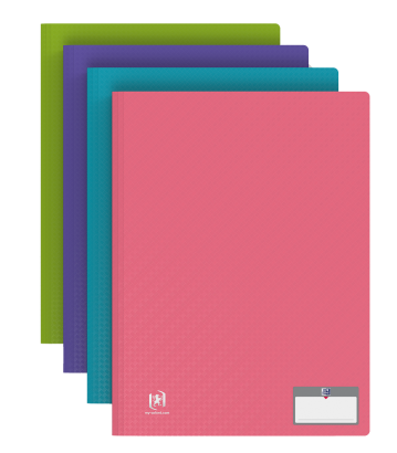 OXFORD MEMPHIS DISPLAY BOOK - A4 - 20 pockets - Polypropylene - Assorted colors "style" - 100206069_1200_1686108484