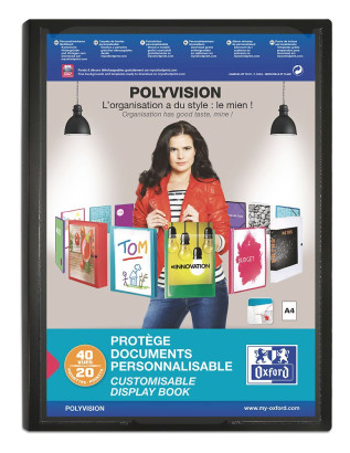 OXFORD POLYVISION DISPLAY BOOK - A4 - 20 pockets - Polypropylene - Opaque - Assorted colors - 100206108_1200_1685139264 - OXFORD POLYVISION DISPLAY BOOK - A4 - 20 pockets - Polypropylene - Opaque - Assorted colors - 100206108_1102_1677180248 - OXFORD POLYVISION DISPLAY BOOK - A4 - 20 pockets - Polypropylene - Opaque - Assorted colors - 100206108_1100_1677180250