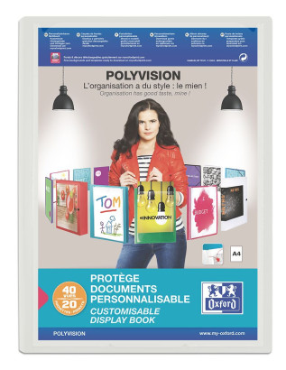 OXFORD POLYVISION DISPLAY BOOK - A4 - 20 pockets - Polypropylene - Opaque - Assorted colors - 100206108_1200_1685139264 - OXFORD POLYVISION DISPLAY BOOK - A4 - 20 pockets - Polypropylene - Opaque - Assorted colors - 100206108_1102_1677180248 - OXFORD POLYVISION DISPLAY BOOK - A4 - 20 pockets - Polypropylene - Opaque - Assorted colors - 100206108_1100_1677180250 - OXFORD POLYVISION DISPLAY BOOK - A4 - 20 pockets - Polypropylene - Opaque - Assorted colors - 100206108_1101_1677180251