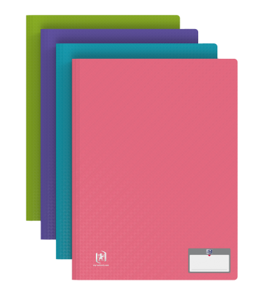 OXFORD MEMPHIS DISPLAY BOOK - A4 - 40 pockets - Polypropylene - Assorted colors "style" - 100206216_1200_1686108545