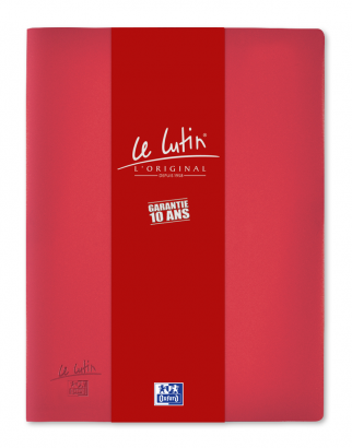 OXFORD LE LUTIN® L'ORIGINAL DISPLAY BOOK - A4 - 50 pockets - PVC - Cherry red - 100206373_8000_1561572524