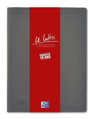 OXFORD LE LUTIN® L'ORIGINAL DISPLAY BOOK - A4 - 40 pockets - PVC - Grey - 100206475_1100_1686124373