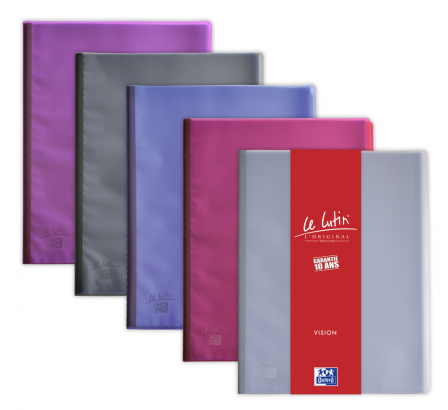 OXFORD LE LUTIN® L'ORIGINAL DISPLAY BOOK - A4 - 40 pockets - PVC - Assorted colors - 100206482_8000_1561576341