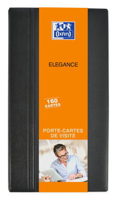 PORTE-CARTES VISITE OXFORD ELEGANCE - 18X29 - 160 cartes - PVC - Opaque - Noir - 100207187_1102_1686110309 - PORTE-CARTES VISITE OXFORD ELEGANCE - 18X29 - 160 cartes - PVC - Opaque - Noir - 100207187_1100_1686110313