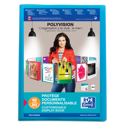 OXFORD POLYVISION DISPLAY BOOK - A4 - 20 pockets - Polypropylene - Assorted colors - 100211075_1200_1710518078 - OXFORD POLYVISION DISPLAY BOOK - A4 - 20 pockets - Polypropylene - Assorted colors - 100211075_2300_1686111047 - OXFORD POLYVISION DISPLAY BOOK - A4 - 20 pockets - Polypropylene - Assorted colors - 100211075_1101_1709206692