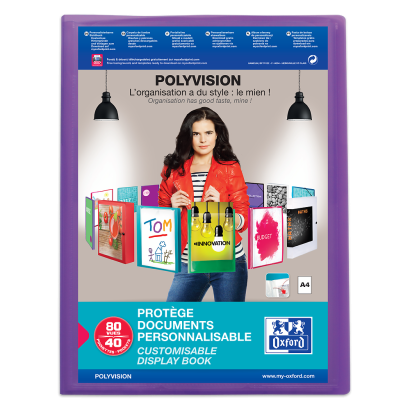 PROTEGE-DOCUMENTS OXFORD POLYVISION - A4 - 40 pochettes - Polypropylène - Couleurs assorties - 100211076_1200_1710518079 - PROTEGE-DOCUMENTS OXFORD POLYVISION - A4 - 40 pochettes - Polypropylène - Couleurs assorties - 100211076_2300_1686111084 - PROTEGE-DOCUMENTS OXFORD POLYVISION - A4 - 40 pochettes - Polypropylène - Couleurs assorties - 100211076_1104_1709206717