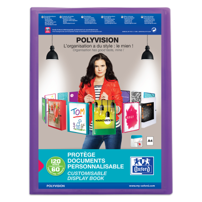 PROTEGE-DOCUMENTS OXFORD POLYVISION - A4 - 60 pochettes - Polypropylène - Couleurs assorties - 100211077_1200_1710518072 - PROTEGE-DOCUMENTS OXFORD POLYVISION - A4 - 60 pochettes - Polypropylène - Couleurs assorties - 100211077_2300_1686111118 - PROTEGE-DOCUMENTS OXFORD POLYVISION - A4 - 60 pochettes - Polypropylène - Couleurs assorties - 100211077_1100_1709206717 - PROTEGE-DOCUMENTS OXFORD POLYVISION - A4 - 60 pochettes - Polypropylène - Couleurs assorties - 100211077_1101_1709206719 - PROTEGE-DOCUMENTS OXFORD POLYVISION - A4 - 60 pochettes - Polypropylène - Couleurs assorties - 100211077_1104_1709206721