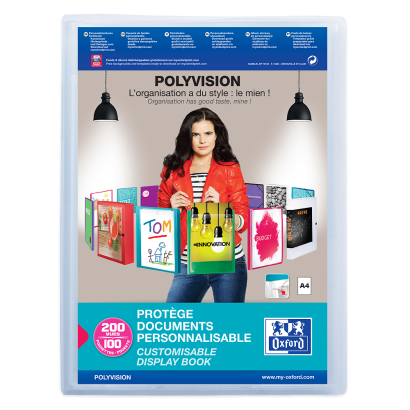 OXFORD POLYVISION DISPLAY BOOK - A4 - 100 pockets - Polypropylene - Assorted colors - 100211079_1200_1710518075 - OXFORD POLYVISION DISPLAY BOOK - A4 - 100 pockets - Polypropylene - Assorted colors - 100211079_2300_1686111167 - OXFORD POLYVISION DISPLAY BOOK - A4 - 100 pockets - Polypropylene - Assorted colors - 100211079_1100_1709206748