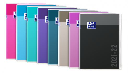 OXFORD CREATION ZIP DIARY - 12x18 cm - Day to page - Sewn - 352 pages - Sept 21 to Sept 22 - 100740126_1200_1587553145