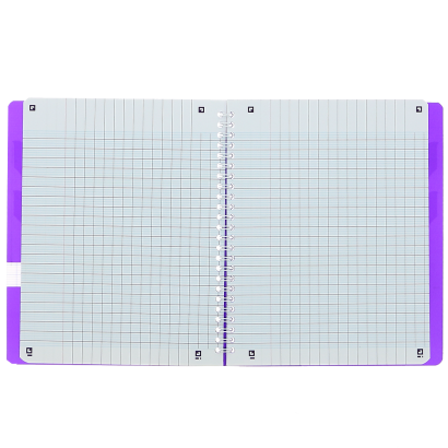 OXFORD OPENFLEX NOTEBOOK -  17x22cm - Polypro cover - Twin-wire - Seyès squares - 100 pages - Assorted colours - 400007628_1200_1710518560 - OXFORD OPENFLEX NOTEBOOK -  17x22cm - Polypro cover - Twin-wire - Seyès squares - 100 pages - Assorted colours - 400007628_1500_1686098633