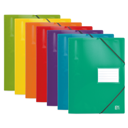 OXFORD SCHOOL LIFE DISPLAY BOOK - A4 - 60 pockets - Polypropylene - Translucent - Elasticated - Assorted colors - 400008890_1200_1709025868